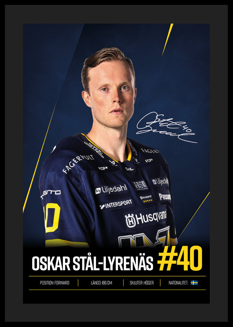 Oskar Stål-Lyrenäs #40 HV71 2026/2027-12