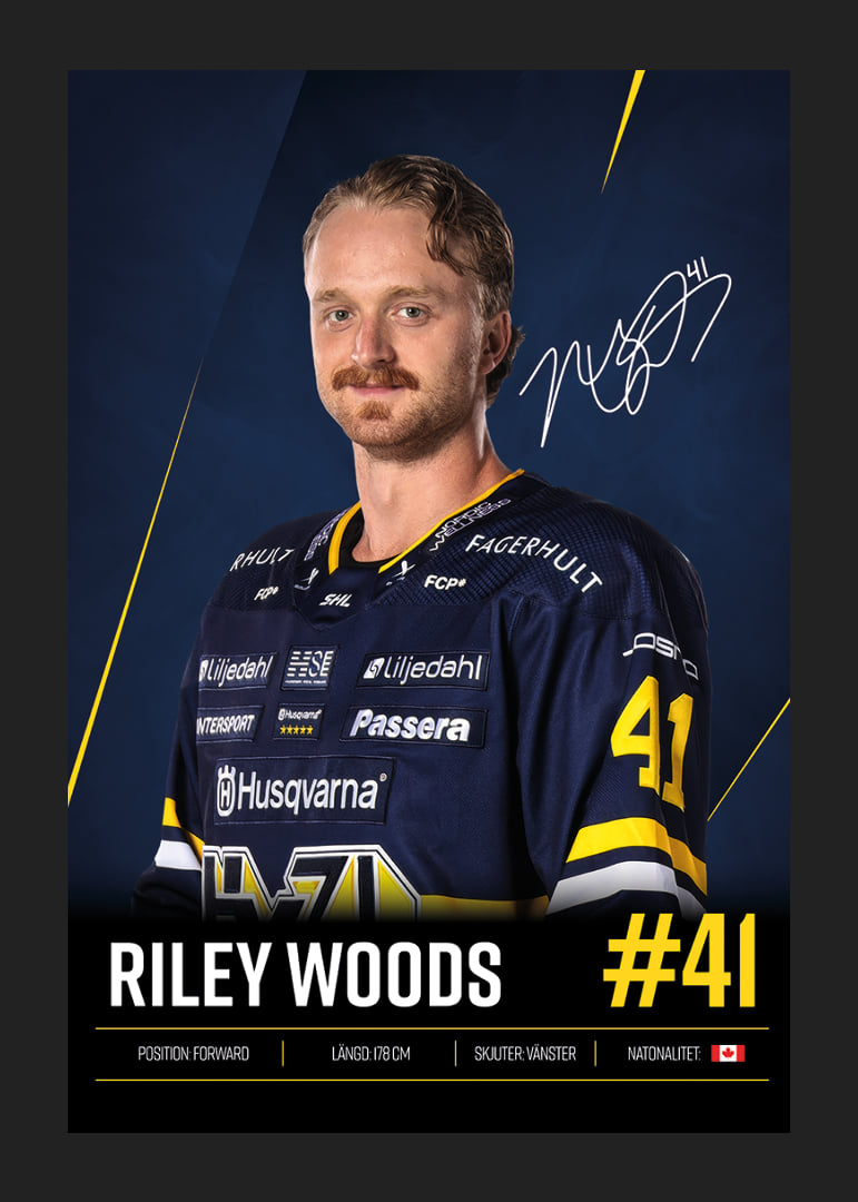 Riley Woods #41 HV71 2026/2027-12