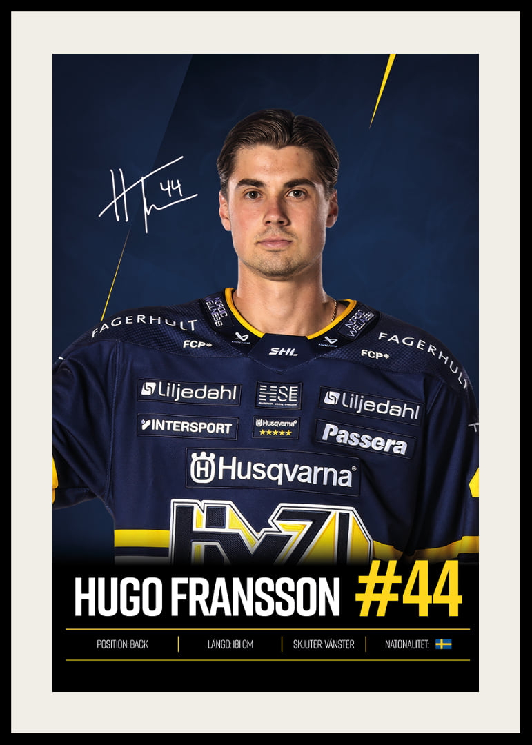 Hugo Fransson #44 HV71 2026/2027-12