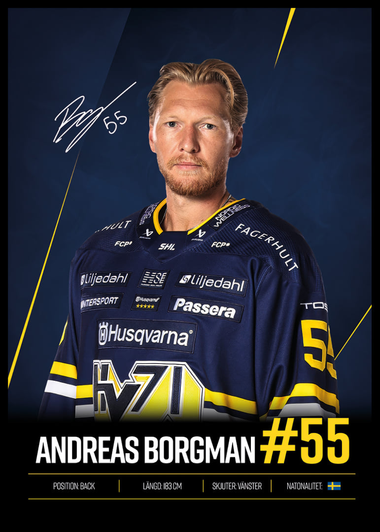 Andreas Borgman #55 HV71 2026/2027-12