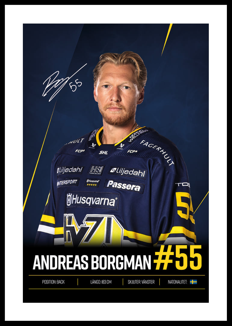 Andreas Borgman #55 HV71 2026/2027-12