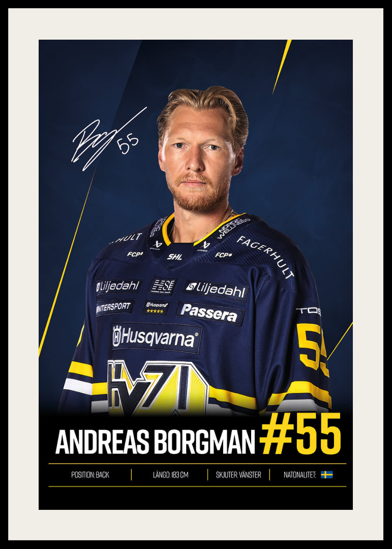Andreas Borgman #55 HV71 2026/2027-12