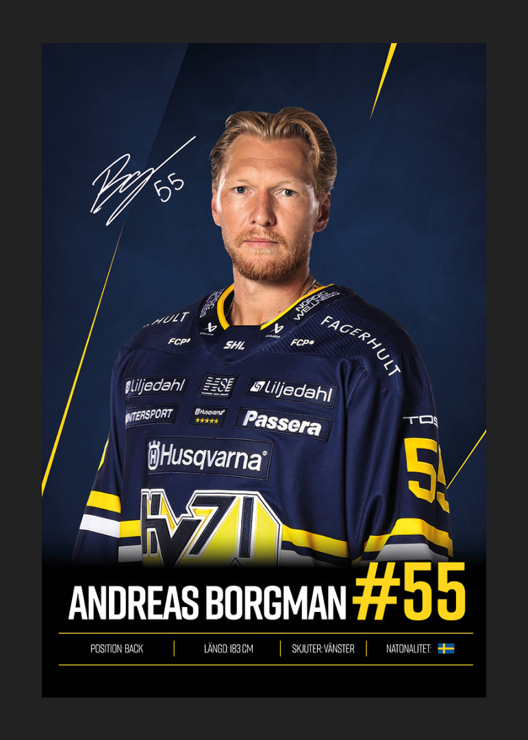 Andreas Borgman #55 HV71 2026/2027-12