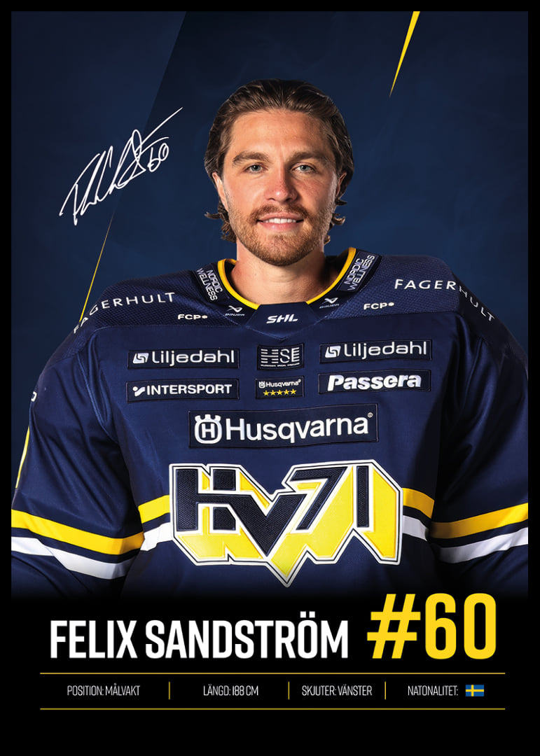 Felix Sandström #60 HV71 2026/2027-12