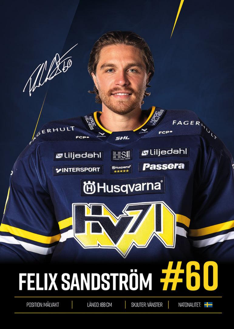 Felix Sandström #60 HV71 2026/2027-12