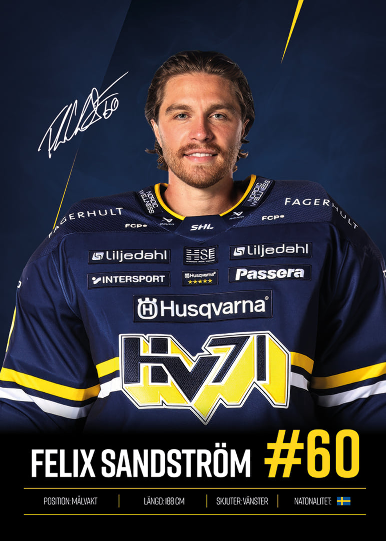 Felix Sandström #60 HV71 2026/2027-12