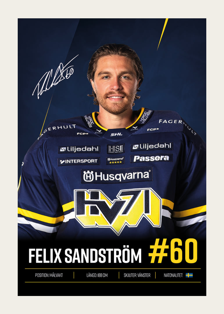 Felix Sandström #60 HV71 2026/2027-12