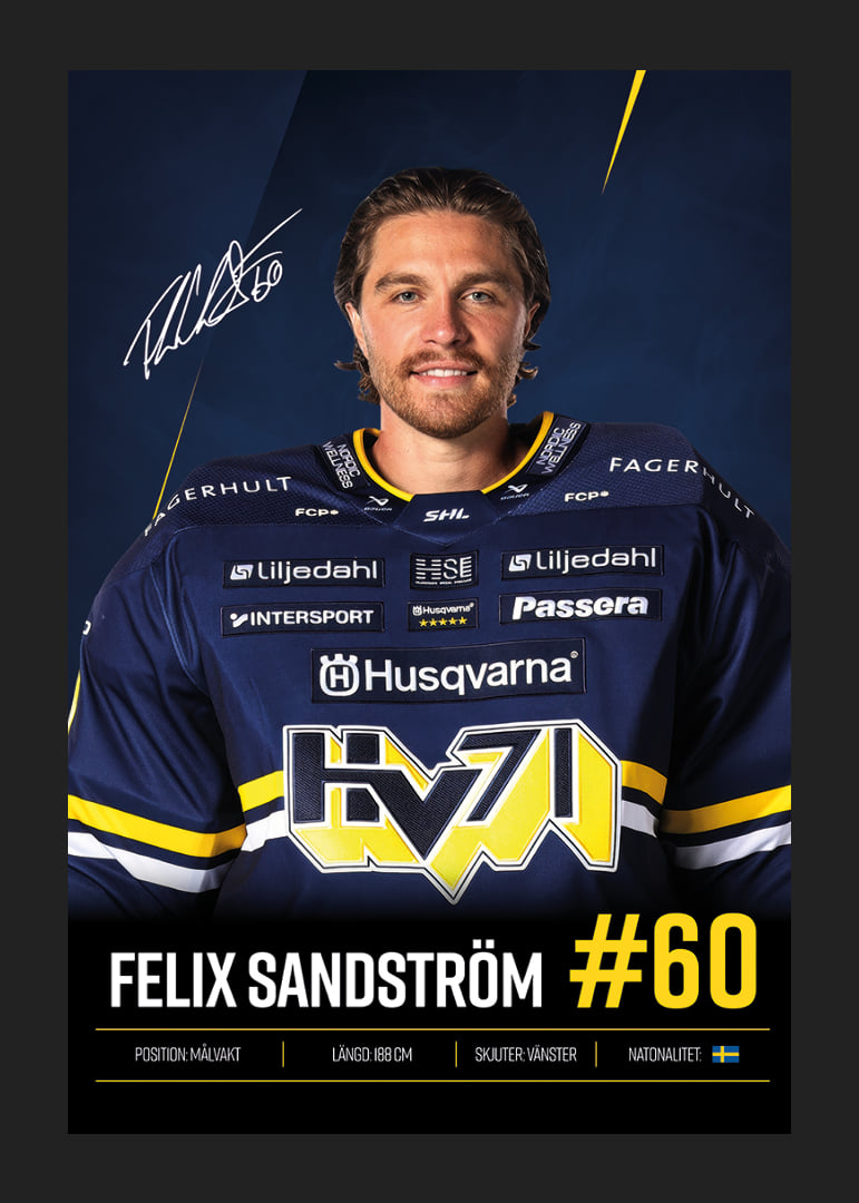 Felix Sandström #60 HV71 2026/2027-12