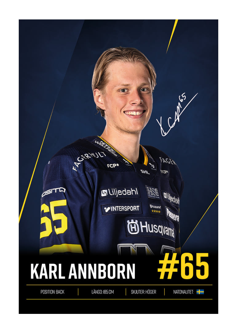 Karl Annborn #65 HV71 2026/2027-12