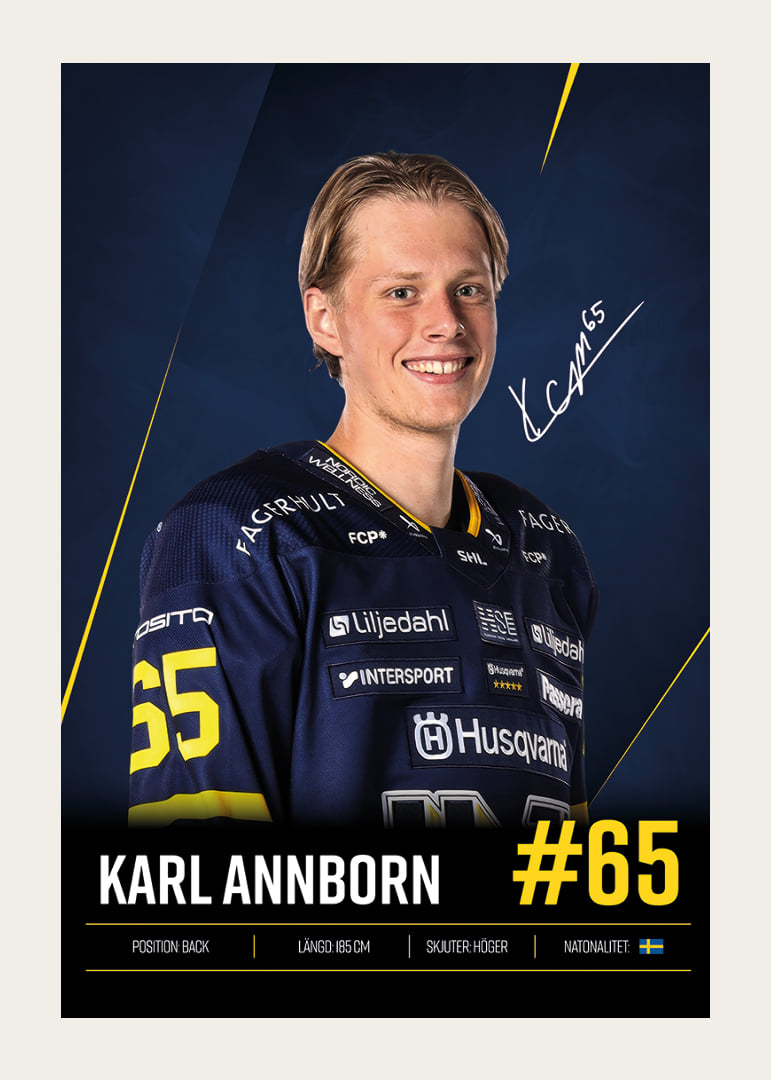 Karl Annborn #65 HV71 2026/2027-12
