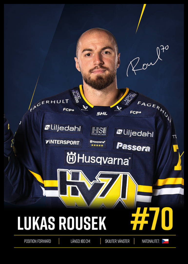 Lukas Rousek #70 HV71 2026/2027-12