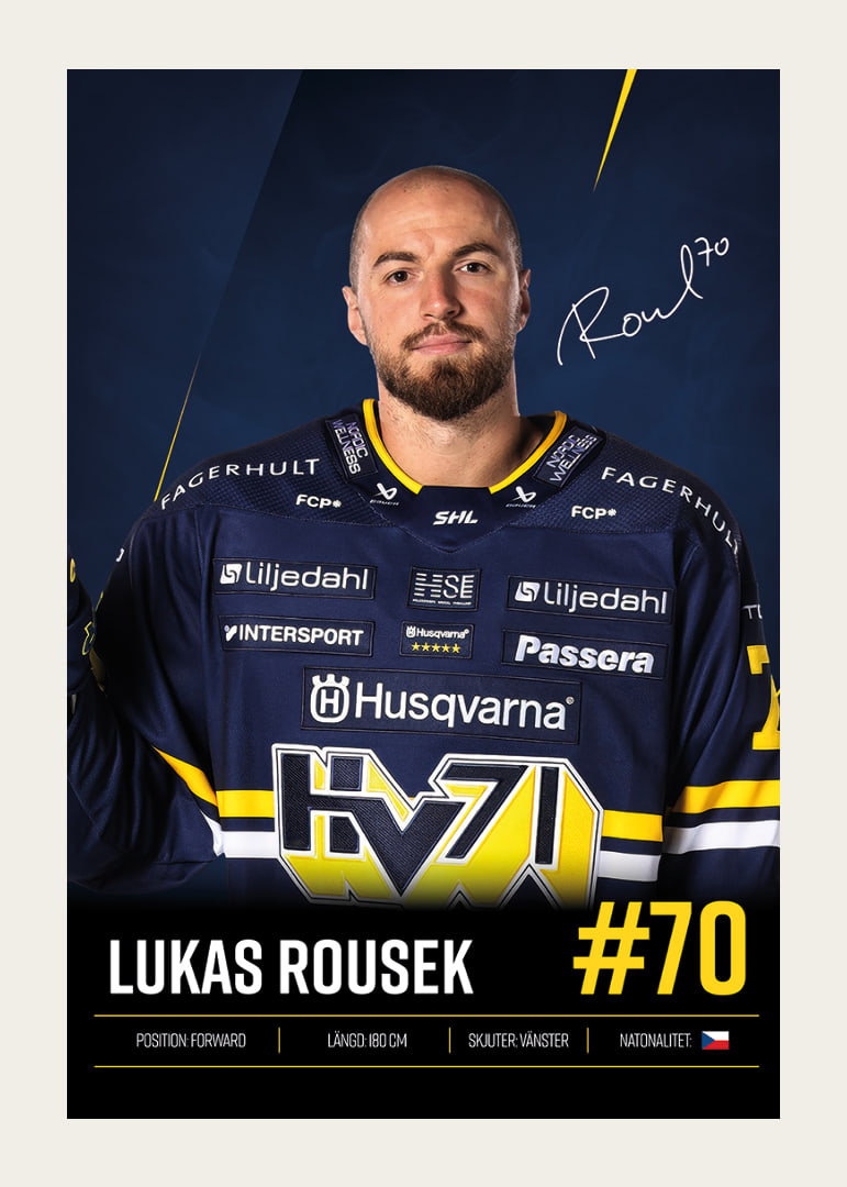 Lukas Rousek #70 HV71 2026/2027-12
