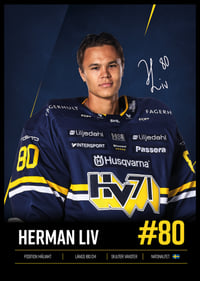 Herman Liv #80 HV71 2026/2027-6