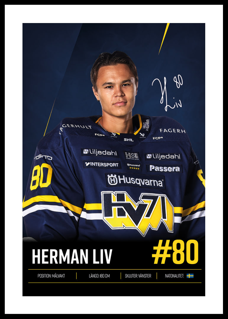 Herman Liv #80 HV71 2026/2027-12