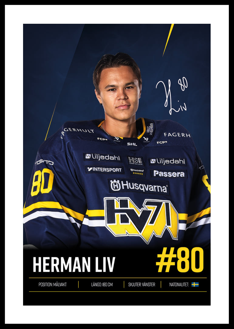 Herman Liv #80 HV71 2026/2027-12