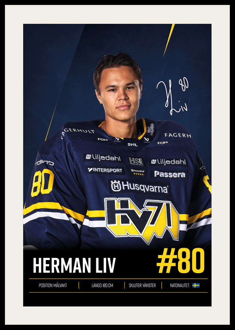Herman Liv #80 HV71 2026/2027-12