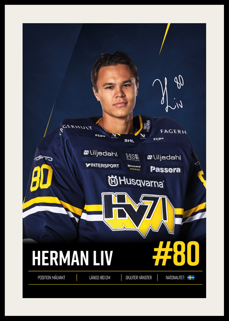 Herman Liv #80 HV71 2026/2027-12