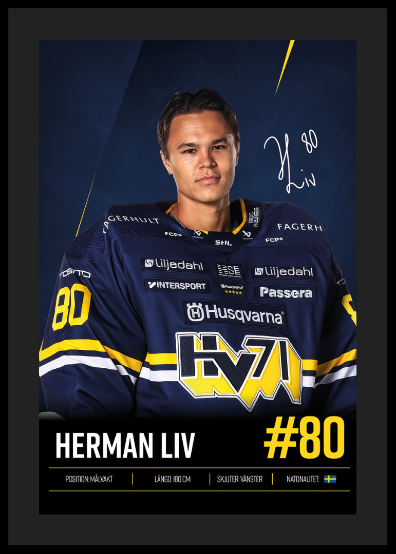 Herman Liv #80 HV71 2026/2027-12