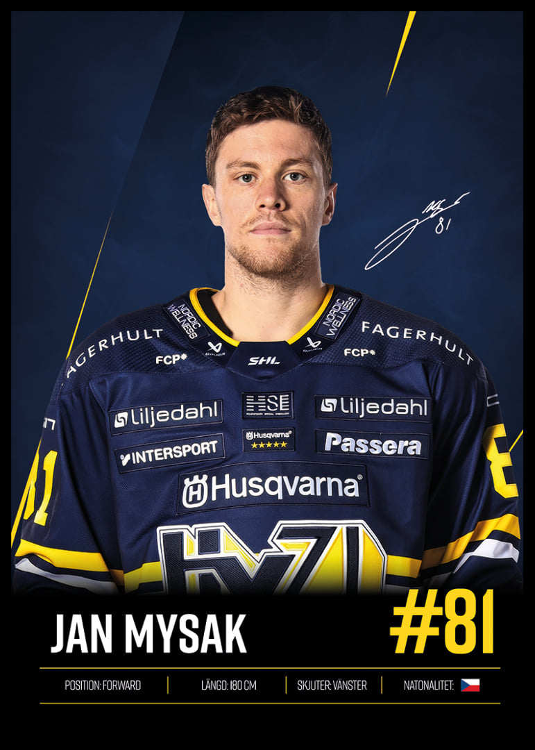 Jan Mysak #81 HV71 2026/2027-12