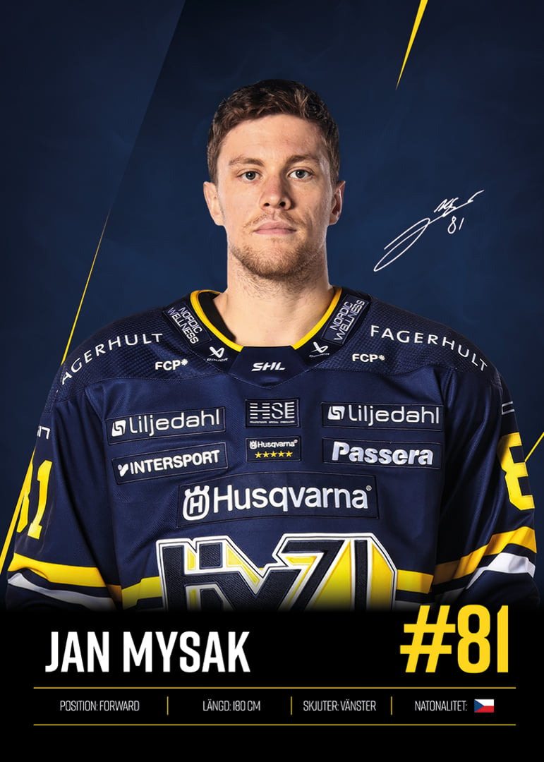 Jan Mysak #81 HV71 2026/2027-12