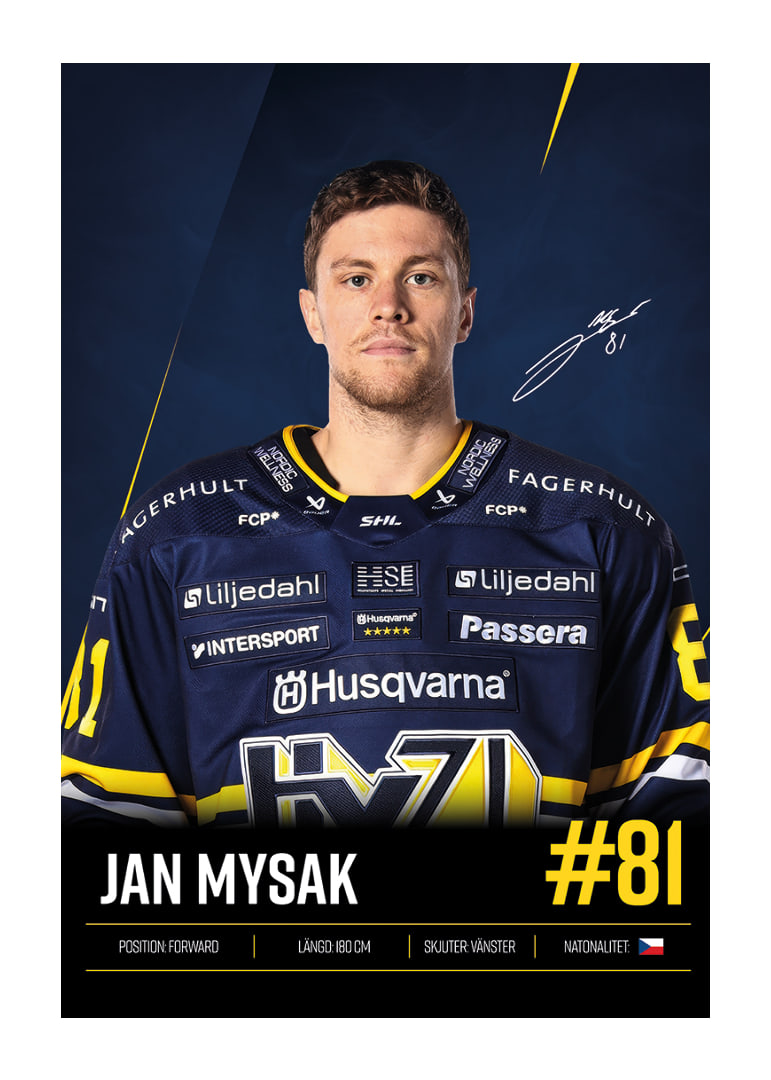 Jan Mysak #81 HV71 2026/2027-12