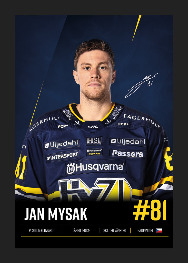 Jan Mysak #81 HV71 2026/2027-12