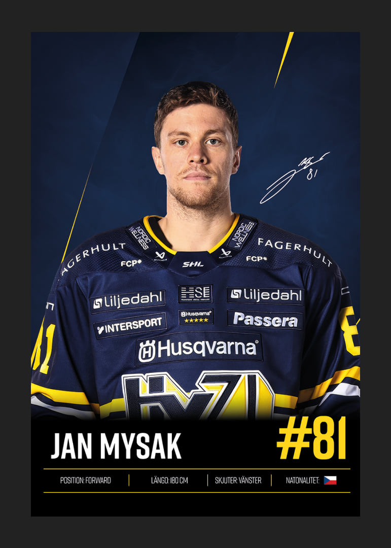 Jan Mysak #81 HV71 2026/2027-12