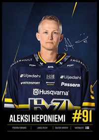Aleksi Heponiemi #91 HV71 2026/2027-6