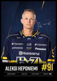Aleksi Heponiemi #91 HV71 2026/2027-6