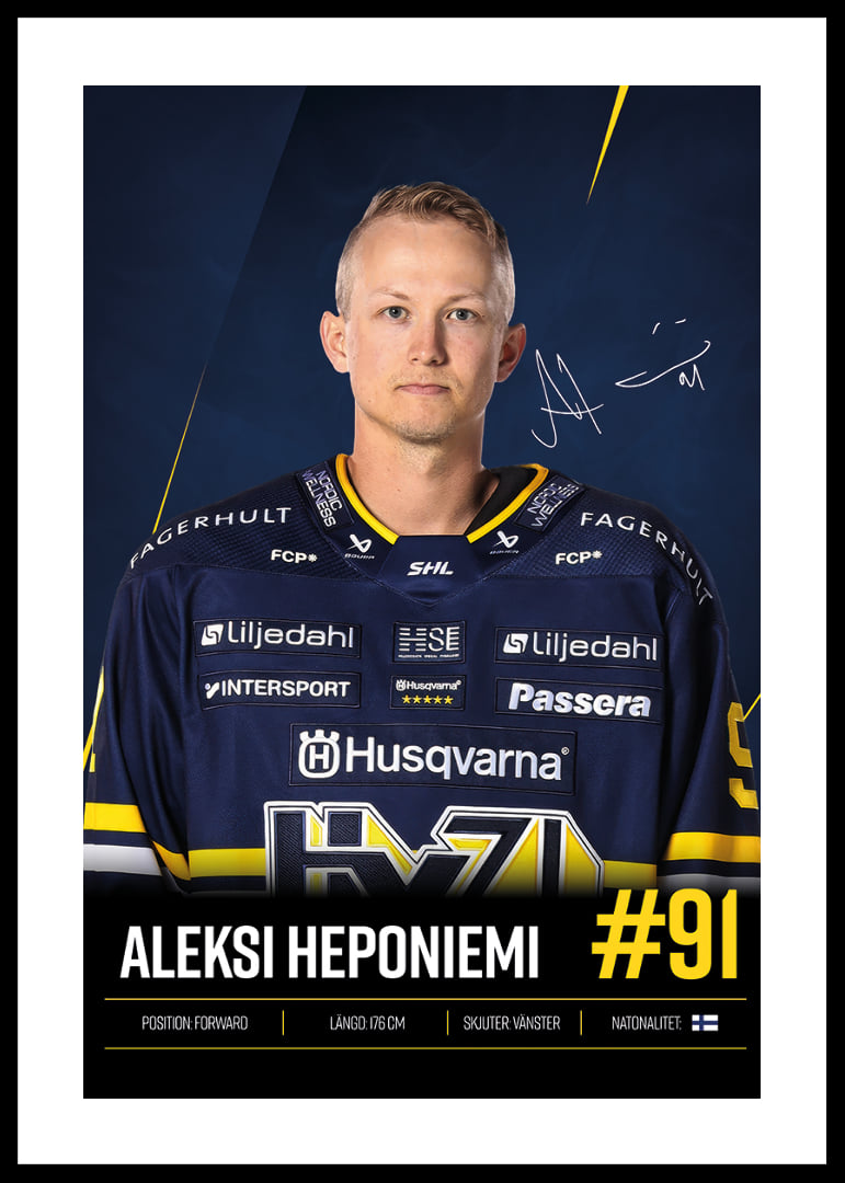 Aleksi Heponiemi #91 HV71 2026/2027-12