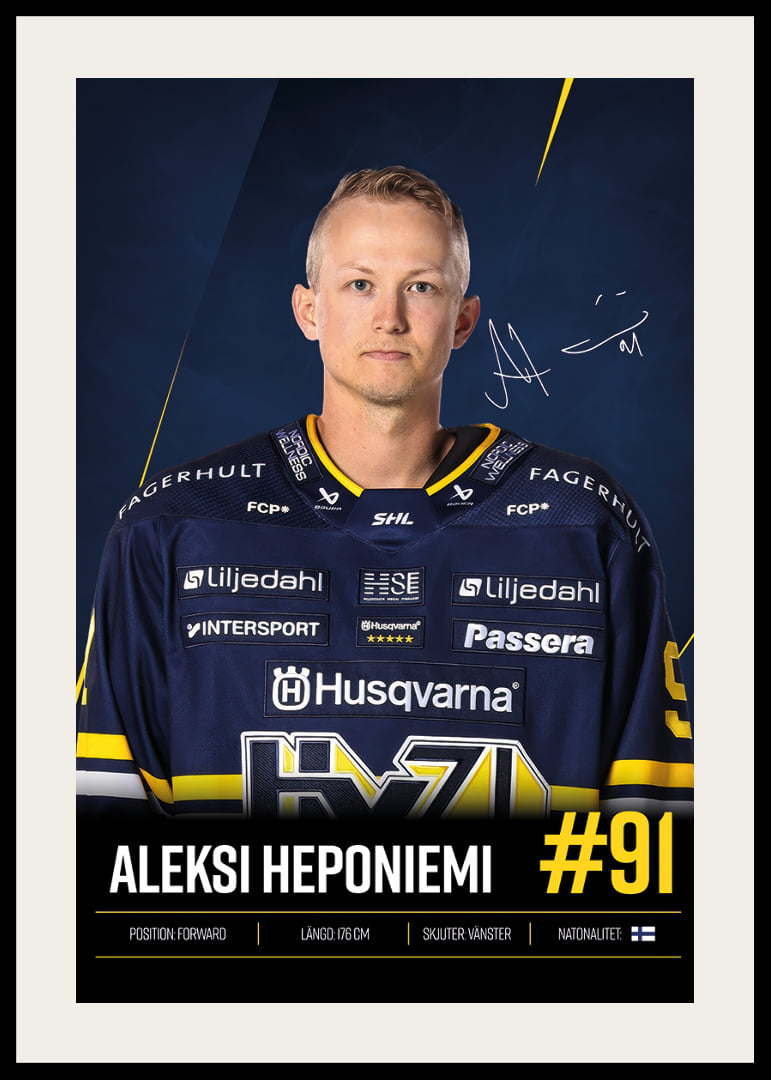 Aleksi Heponiemi #91 HV71 2026/2027-12