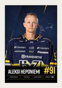 Aleksi Heponiemi #91 HV71 2026/2027-3