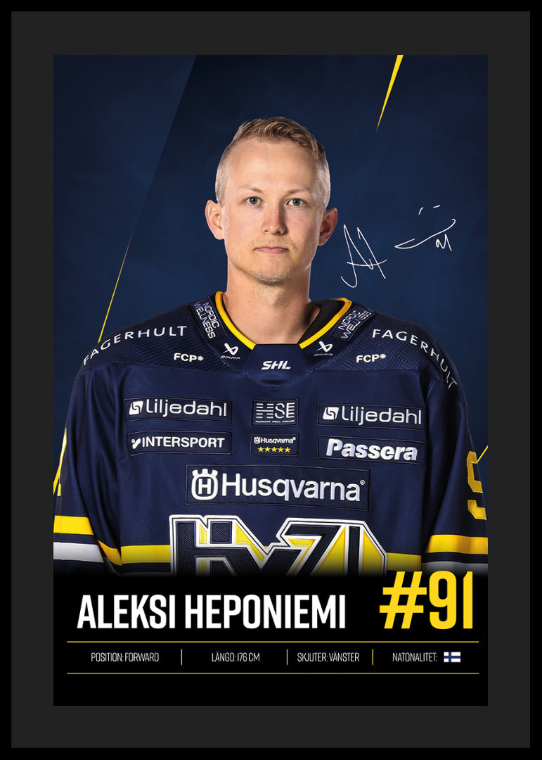 Aleksi Heponiemi #91 HV71 2026/2027-12