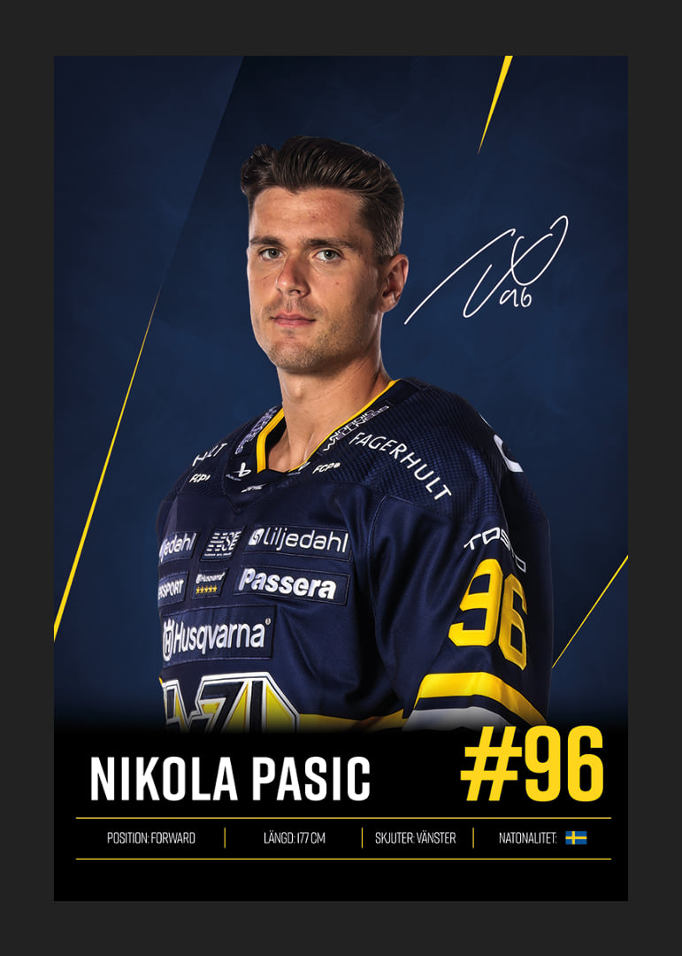 Nikola Pasic #96 HV71 2026/2027-12
