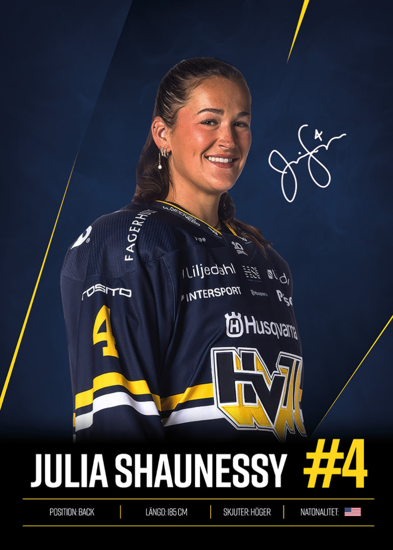 Julia Shaunessy #4 HV71 2026/2027-12