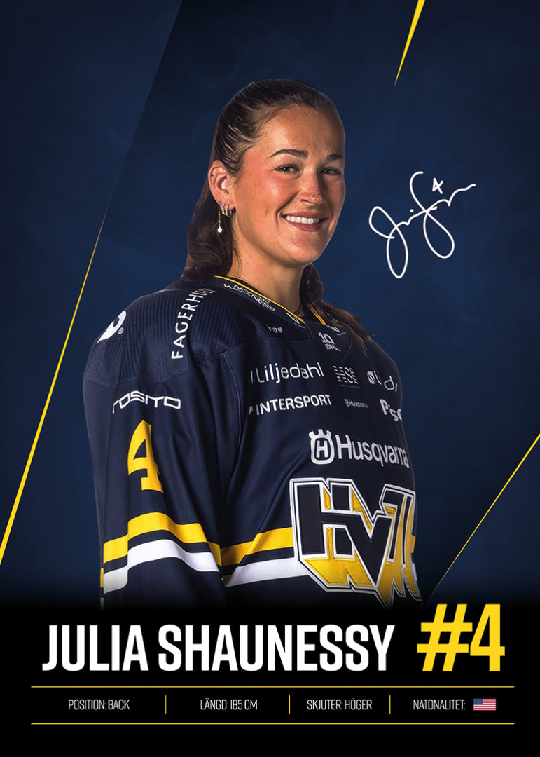 Julia Shaunessy #4 HV71 2026/2027-12