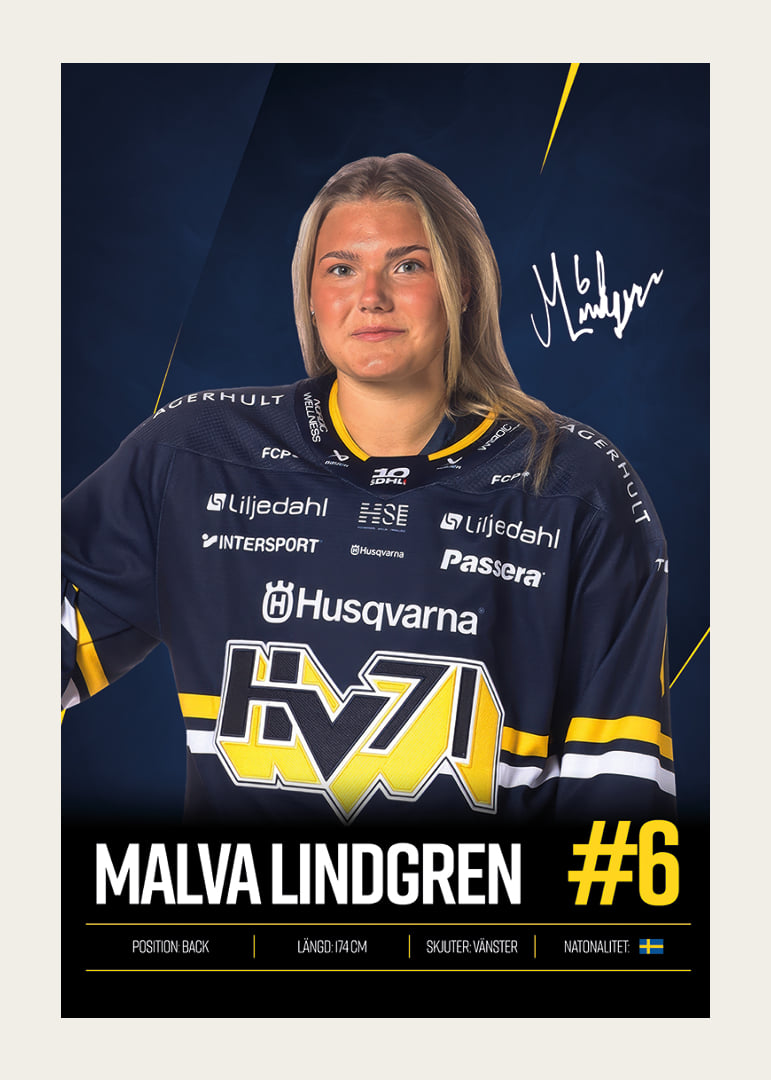 Malva Lindgren #6 HV71 2026/2027-12