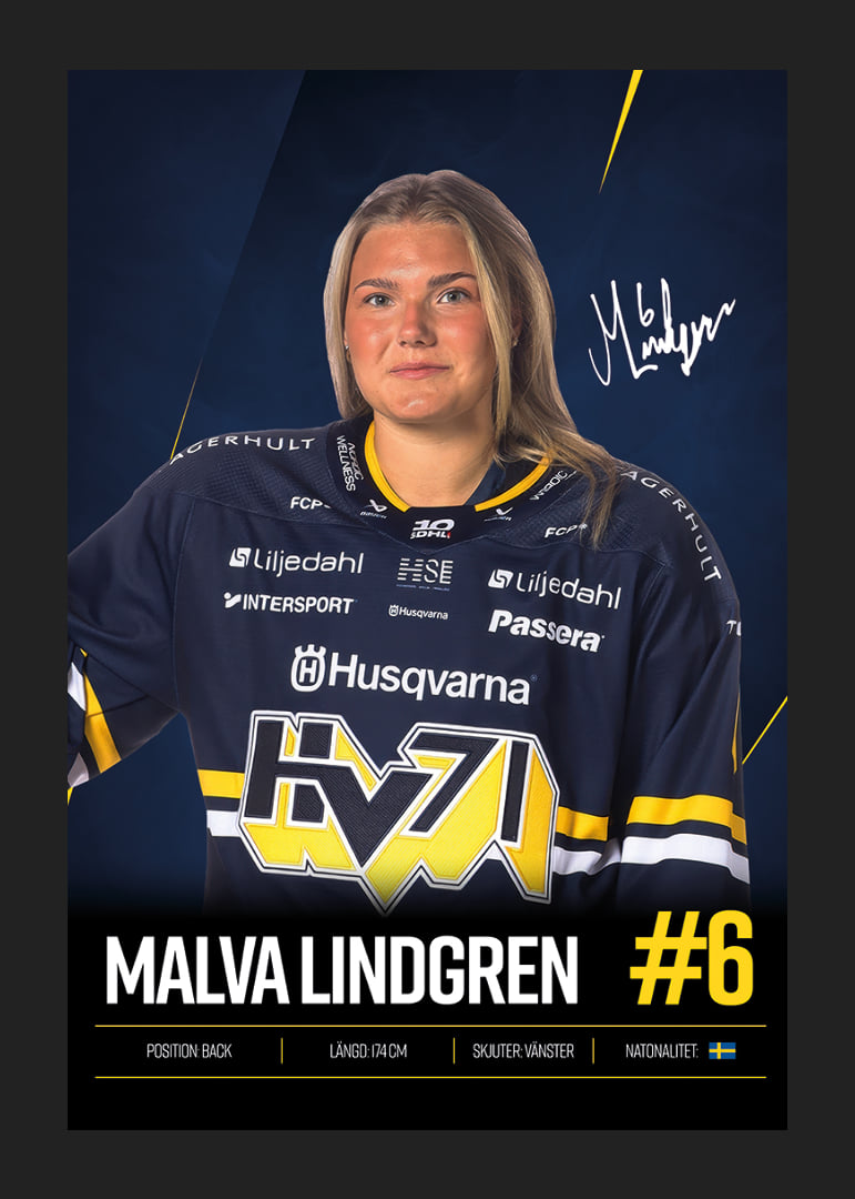 Malva Lindgren #6 HV71 2026/2027-12