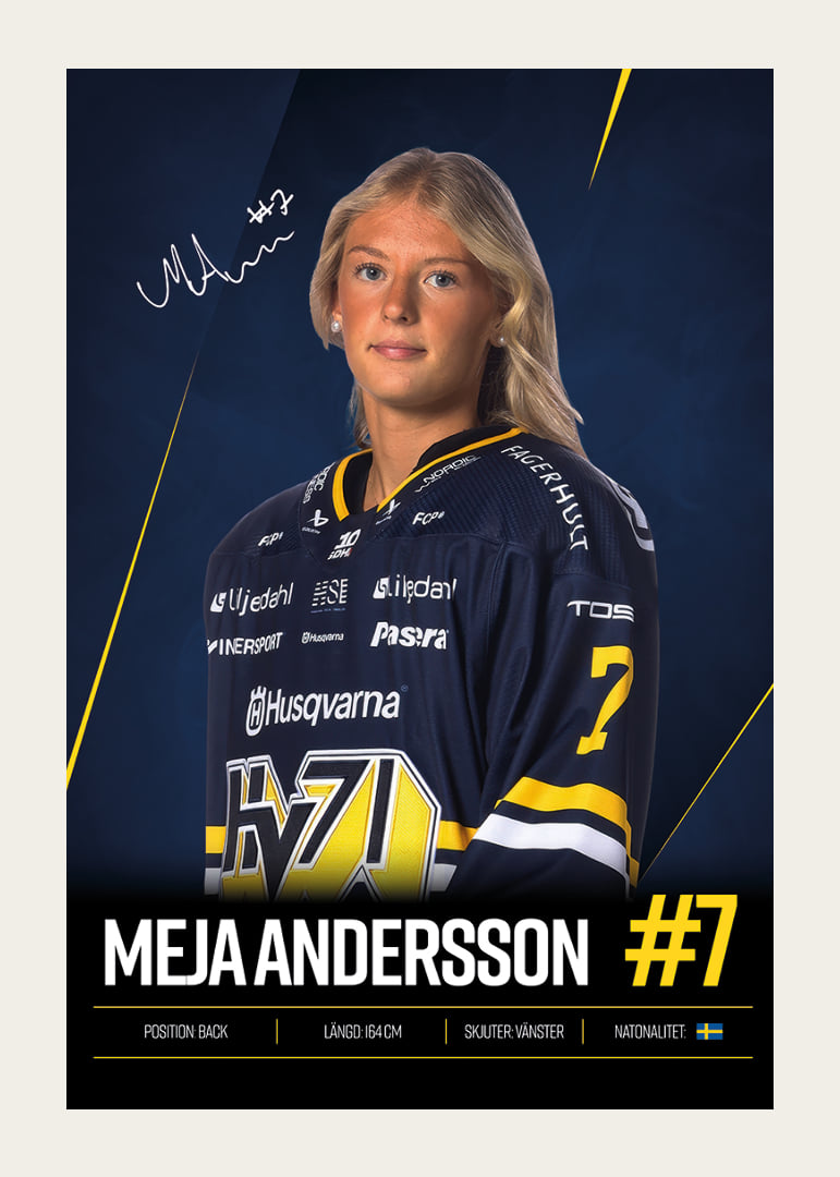 Meja Andersson #7 HV71 2026/2027-12