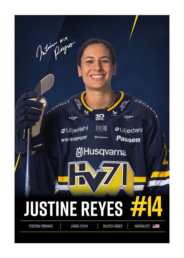 Justine Reyes #14 HV71 2026/2027-12
