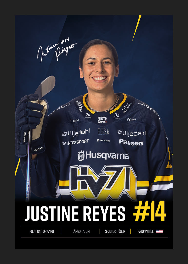 Justine Reyes #14 HV71 2026/2027-12