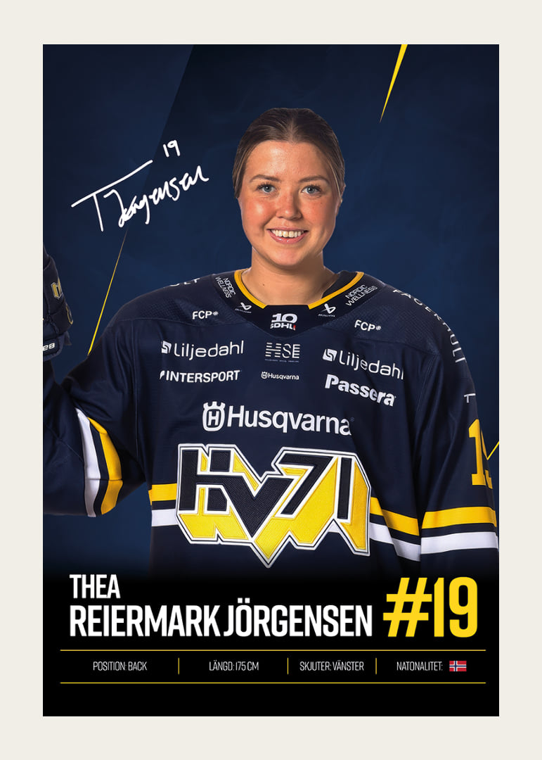 Thea Jørgensen #19 HV71 2026/2027-12