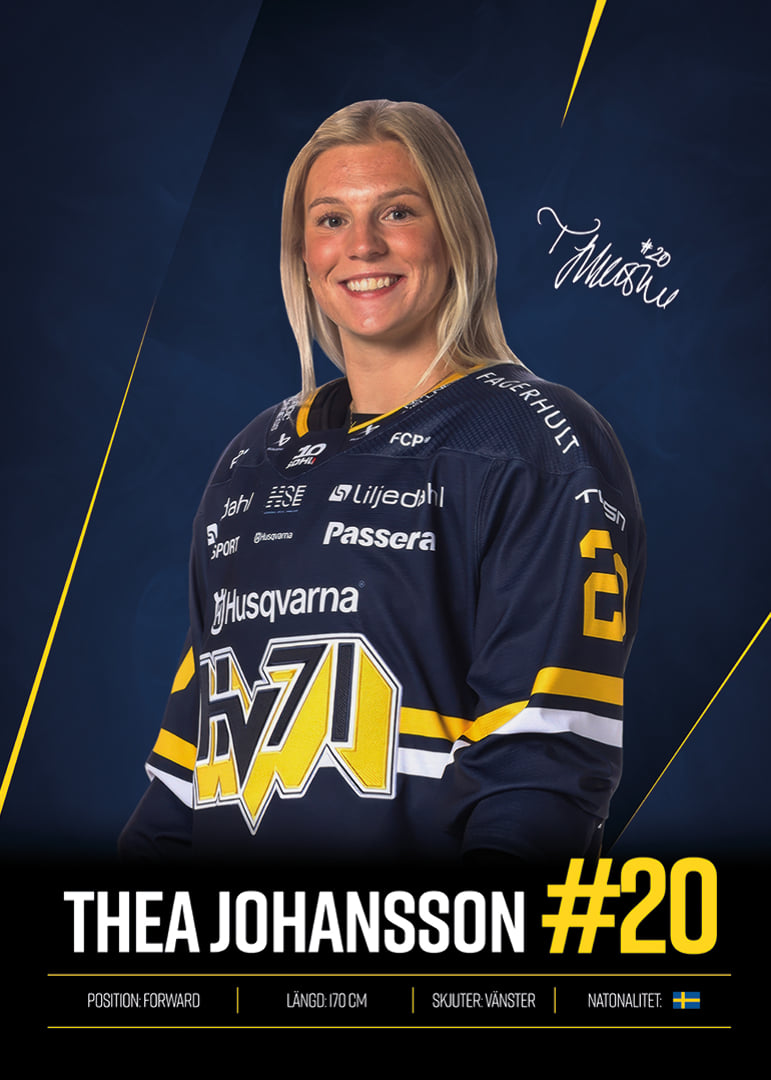 Thea Johansson #20 HV71 2026/2027-12