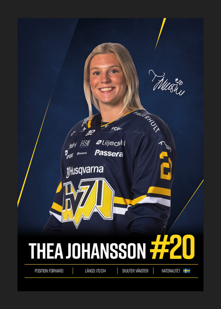 Thea Johansson #20 HV71 2026/2027-12