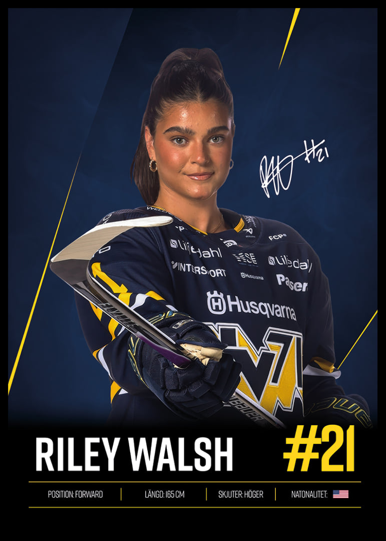 Riley Walsh #21 HV71 2026/2027-12