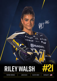Riley Walsh #21 HV71 2026/2027-7