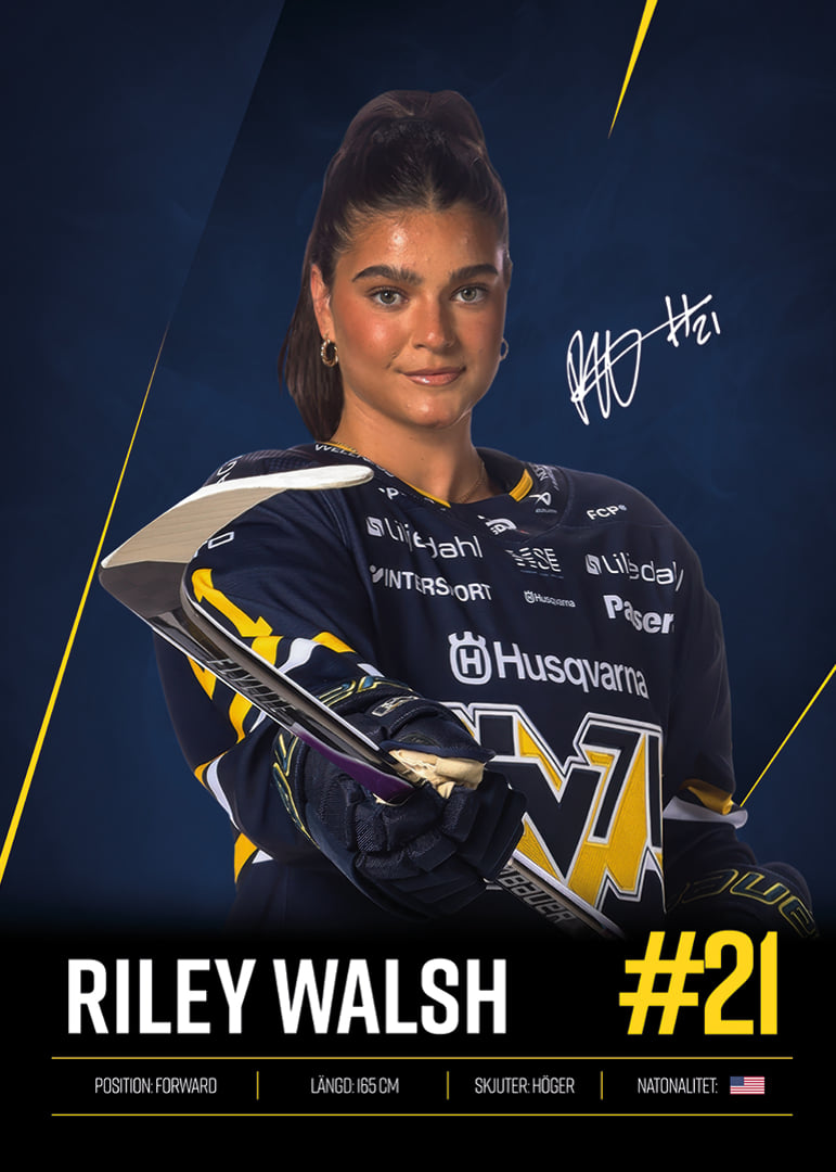 Riley Walsh #21 HV71 2026/2027-12