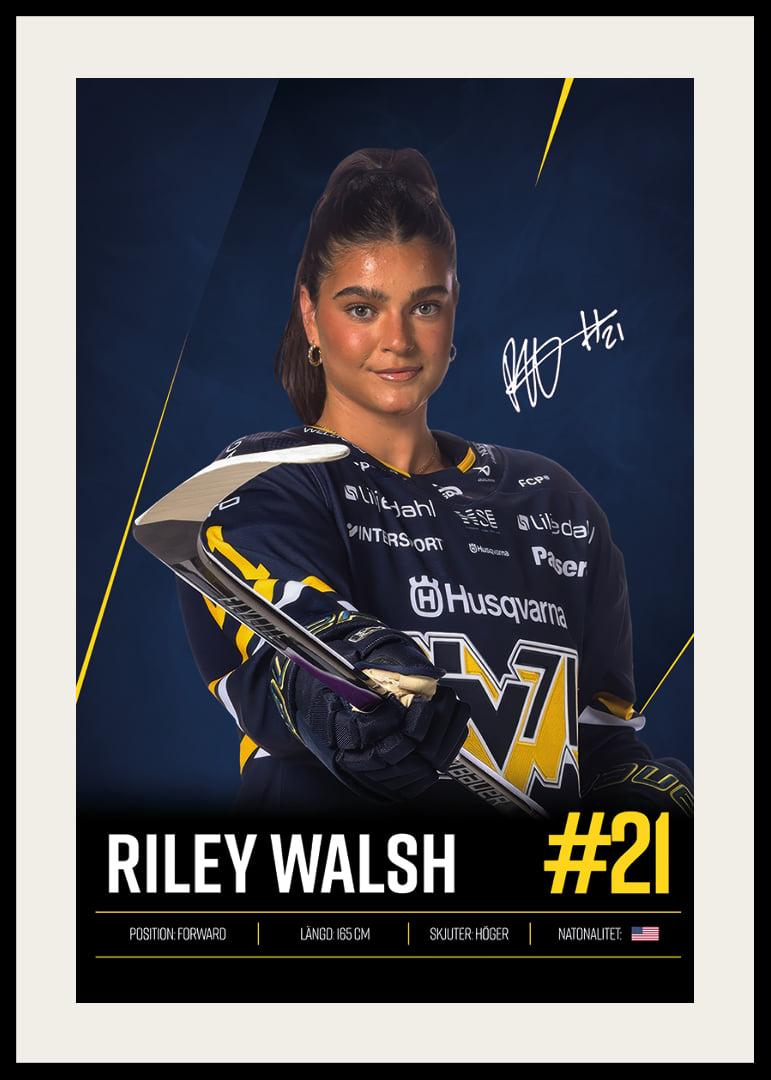 Riley Walsh #21 HV71 2026/2027-12