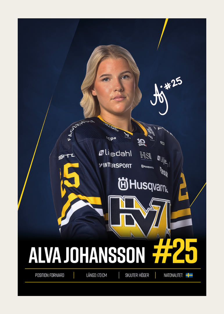 Alva Johansson #25 HV71 2026/2027-12
