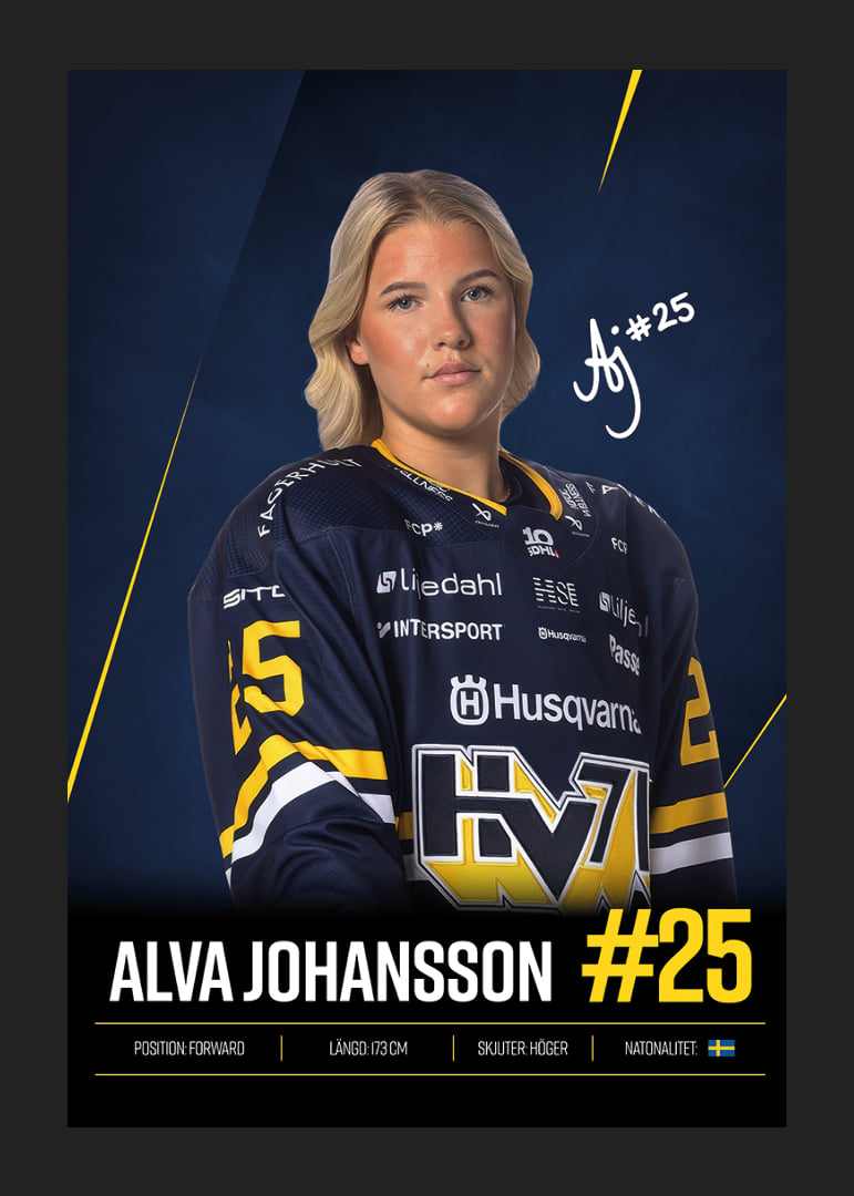 Alva Johansson #25 HV71 2026/2027-12